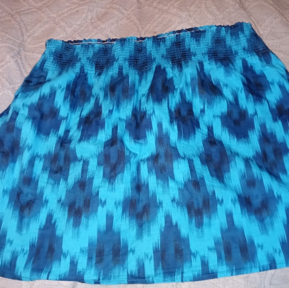 Canyon River Blues Green and blue skirt - Picture 2 of 6